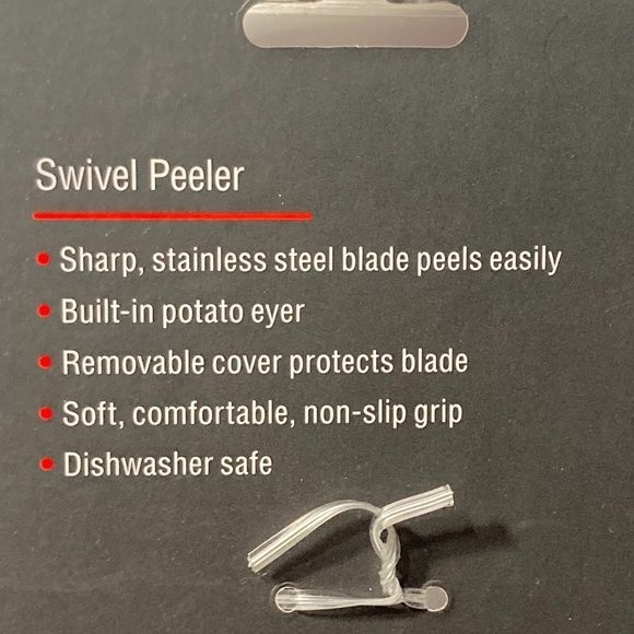 OXO SoftWorks Swivel Peeler Built In Potato Eyer (1) One Stainless Steel Blade - Picture 13 of 16